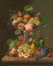 Naturtavla med frukt - Johann Georg Seitz — vy av konstverket