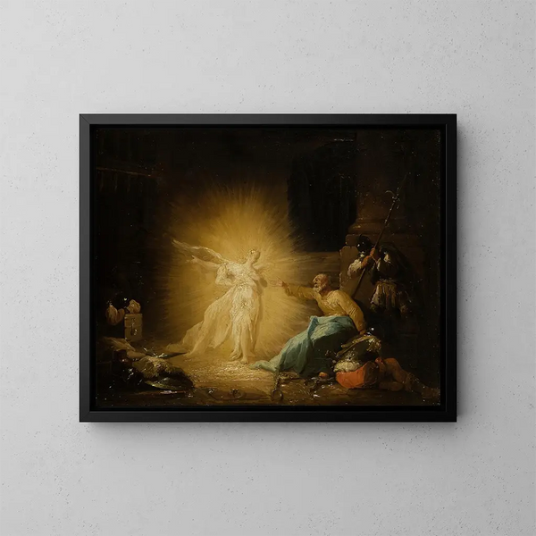La Libération de saint Pierre - Johann Georg Trautmann — inramlat konstverk på väggen