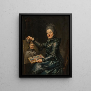Johann Georg Ziesenis - Portrait of the Artists Daughter Elisabeth Married Lampe.webp
