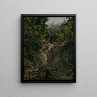 Johann Georg von Dillis - Wasserfall bei Ohlstadt.webp