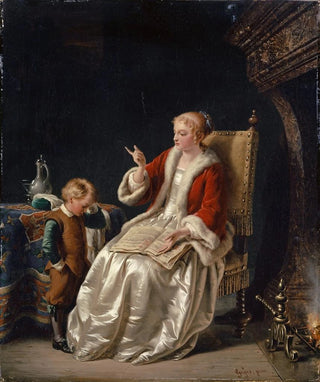 Johann Geyer - The Maternal Admonition.webp