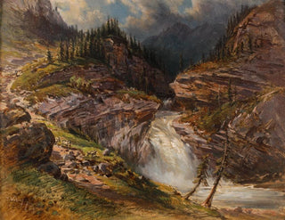 Johann Giovanni Varrone - Hirte am Gollinger Wasserfall.webp