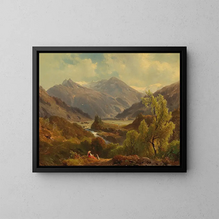 Johann Giovanni Varrone - The Bcksteiner Valley with the Rathausberg Wildbad Gastein Upper Austria.webp