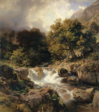 Johann Gottfried Steffan - Landscape with Motifs from the Murgtal by the Walensee.webp