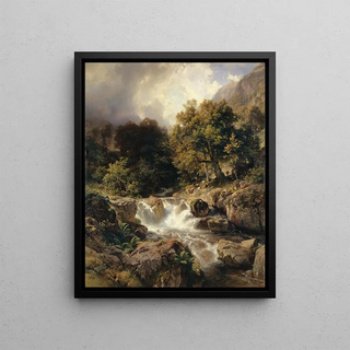 Johann Gottfried Steffan - Landscape with Motifs from the Murgtal by the Walensee.webp