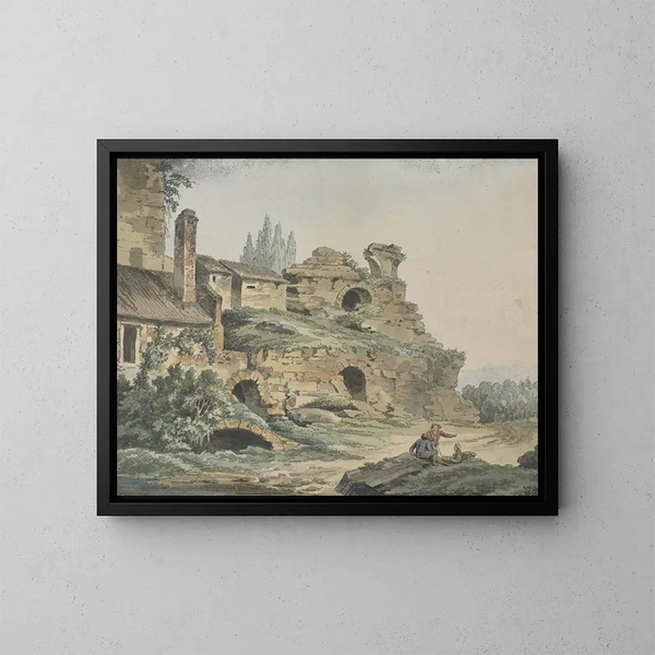 Amphithéâtre - Johann Gottlieb Hackert — inramlat konstverk på väggen