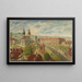 Vue de l'Église du Saint-Esprit et du Grand Hôpital, Bern - Johann Grimm — inramlat konstverk på väggen