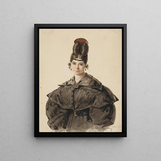 Johann Grund - Anna Appenzeller die erste Gattin des Knstlers in halber Figur.webp