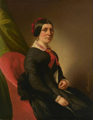 Johann Grund - Portrait of a Seated Lady.webp