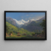 La vallée de Lauterbrunnen depuis le chemin vers la Wengernalp - Johann Heinrich Bleuler le Jeune — inramlat konstverk på väggen