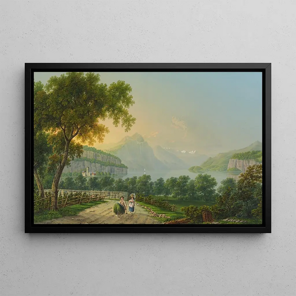 Johann Heinrich Bleuler the Younger - Wesen am Wallenstttersee.webp