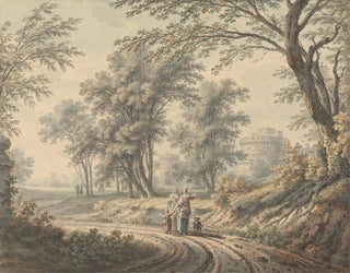 Komposition klassisk - Johann Heinrich Müntz — vy av konstverket