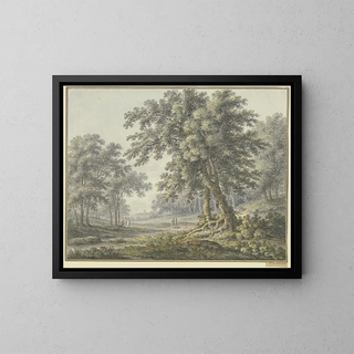 Johann Heinrich Mntz - Waldpartie mit zwei Figurengruppen.webp