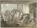 Café sur la Piazetta à Venise - Johann Heinrich Ramberg — vy av konstverket