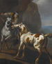 Indien apprivoisant un cheval - Johann Heinrich Roos — vy av konstverket