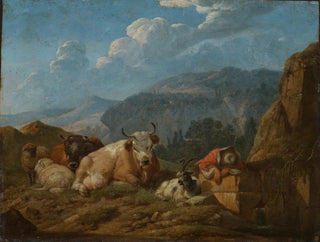 Johann Heinrich Roos - Italienische Berglandschaft.webp