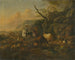 Landskap med jägare - Johann Heinrich Roos — vy av konstverket