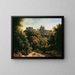 Vue d'Ariccia - Johann Heinrich Schilbach — inramlat konstverk på väggen