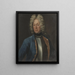 Portrait av Olof Strömstierna - Johann Heinrich Wedekind — inramlat konstverk på väggen