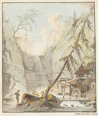 Johann Jakob Aschmann - Ansicht einer Mhle im Kanton Zrich.webp