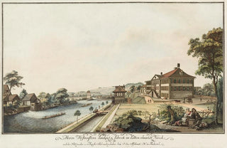 Johann Jakob Aschmann - Herrn Hofmeisters Landgut Fabrick im Ltten ohnweitt Zrich.webp