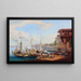 Vue du Bosphore - Johann Jakob Falkeisen — inramlat konstverk på väggen