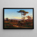 Vue de Rome depuis le Monte Mario - Johann Jakob Frey — inramlat konstverk på väggen