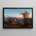 Vue de Tivoli - Johann Jakob Frey — inramlat konstverk på väggen
