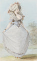 Dame noble en costume rococo - Johann Jakob Lutz — vy av konstverket