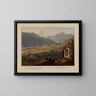 Johann Jakob Meyer - Vue de la ville de Bellinzona prise du ct du Sud.webp