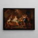 L'Adoration des bergers - Johann Josef Karl Henrici — inramlat konstverk på väggen
