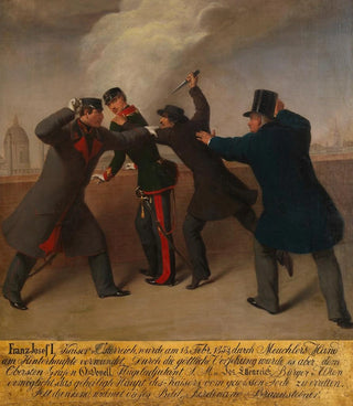 Johann Josef Reiner - Das Attentat auf Kaiser Franz Joseph I.webp