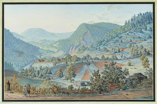 Johann Joseph Hartmann - Vue de Freinvillers et de la Valle dOrvin sur la route de lErguel 1 lieue de Bienne en allant contre Delemont.webp