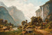 Vue de Lauterbrunnen et des chutes de Staubbach, Suisse - Johann Joseph Jansen — vy av konstverket