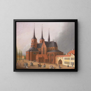 Roskilde domkyrka - Johann Karl Schultz — inramlat konstverk på väggen