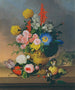 Stillleben med blomsterbukett - Johann Knapp — vy av konstverket