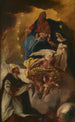 Saint Dominique som mottar Marians rosenkrans - Johann Konrad Wengner — vy av konstverket