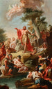 Le sermon de Saint Jean-Baptiste - Johann Lucas Kracker — vy av konstverket