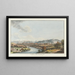 La ville de Berne du côté nord - Johann Ludwig Aberli — inramlat konstverk på väggen