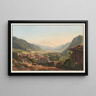 Johann Ludwig Bleuler - Vue de la ville de Coire et de ses environs.webp
