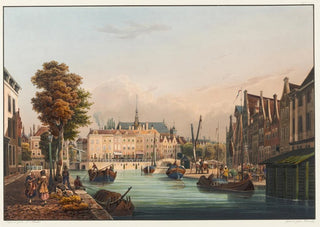 Johann Ludwig Bleuler - Vue de linterieur de la ville de Leyden.webp