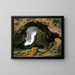 La Grotte de Neptune à Tivoli - Johann Martin von Rohden — inramlat konstverk på väggen
