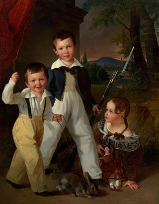 Johann Matthias Ranftl - Carl Mathias und Katherine Wisgrill als Kinder.webp
