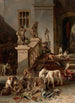 Le butin de chasse - Johann Matthias Ranftl — vy av konstverket