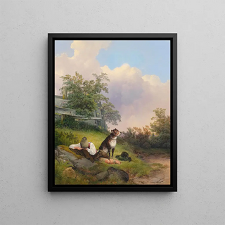 Johann Matthias Ranftl - Schlafender junger Mann.webp