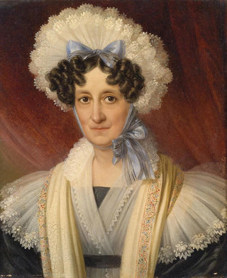 Johann Nepomuk Ender - Dame mit Spitzenhaube.webp