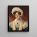 Dame au bonnet de dentelle - Johann Nepomuk Ender — inramlat konstverk på väggen