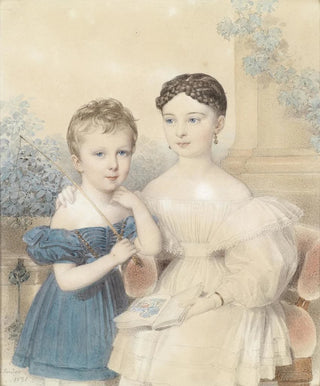 Johann Nepomuk Ender - Kinder mit Bilderbuch.webp