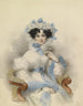 porträtt av Henriette d'Autriche - Johann Nepomuk Ender — vy av konstverket