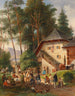 Fête du village - Johann Nepomuk Passini — vy av konstverket